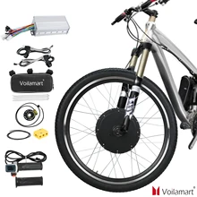 Sailamart – Kit de motorisation de vélo électrique, roue avant de 26 pouces, 48V, 1500W
