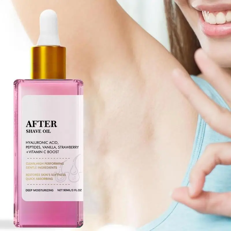 Strawberry Vanilla After Shave Oil 90ml For Women All Skin Types hair removal skin care