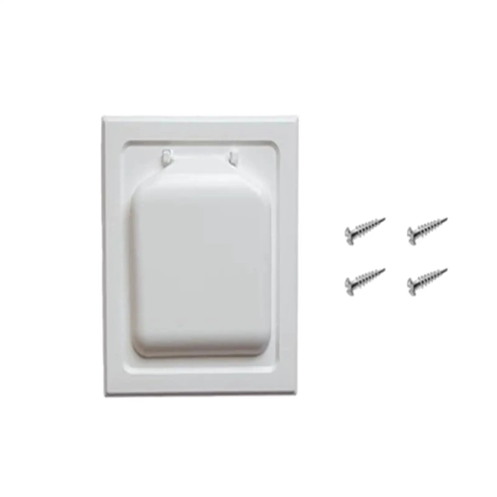 

Dryer Vent Cover, Ventilation Cover Supplies, Practical, Outdoor Vent Cover, Dual Door Vent Cover, with Screws for Bathroom