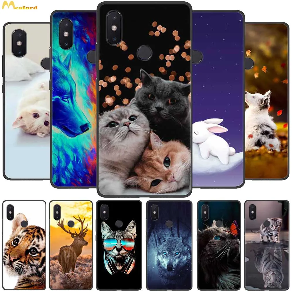 Per Xiaomi Mi 8 Explorer Custodia Cover In Silicone Per Xiaomi Mi 8 Se Mi 8 Pro Mi8 M8 Custodia Per Telefono Cute Animal Soft Tpu Funda Protettiva