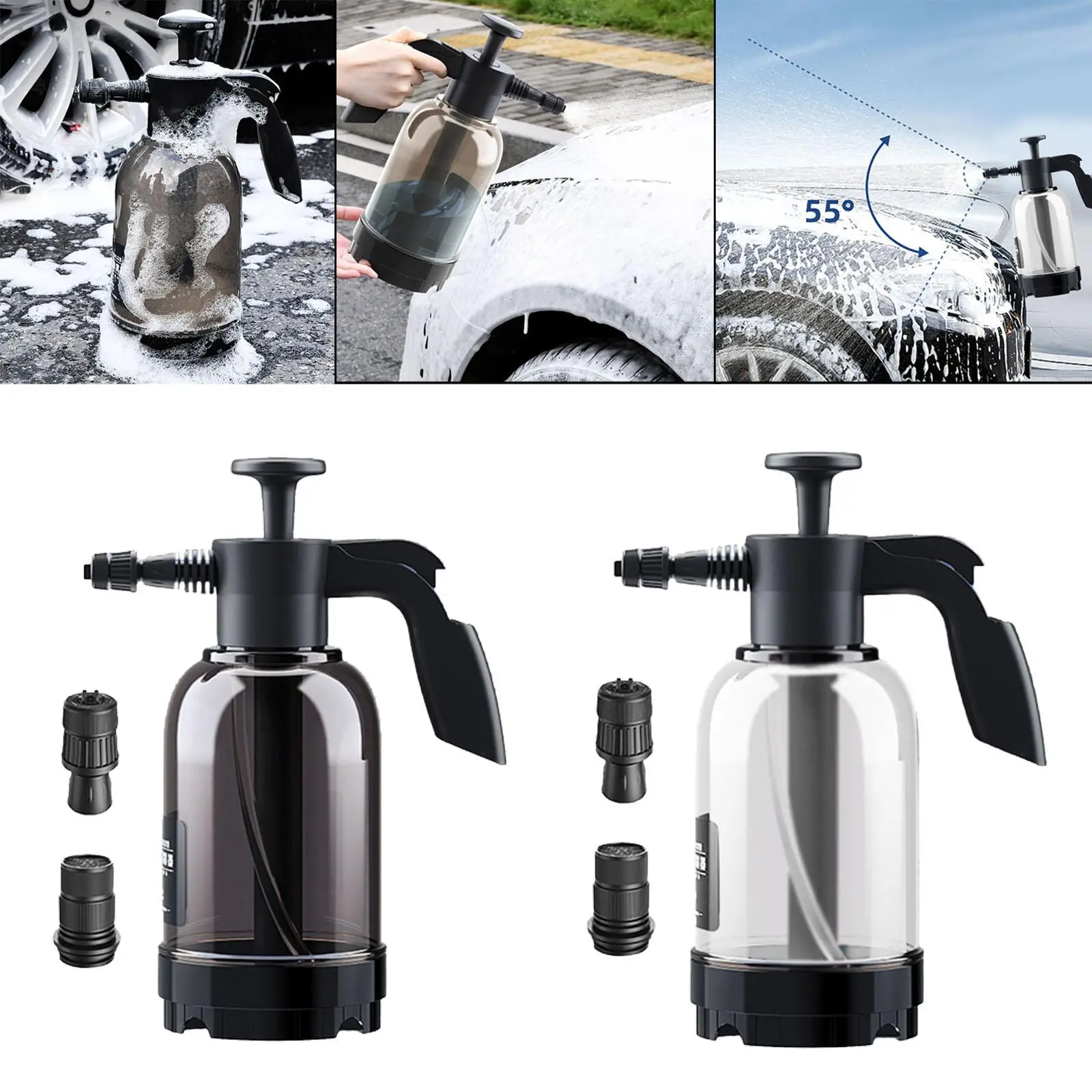 1.5L Electric Foam Sprayer Foaming Pump Sprayer, Car Wash Watering Can USB  Rechargeable Home Snow Foam Blaster Water Sprayer - AliExpress