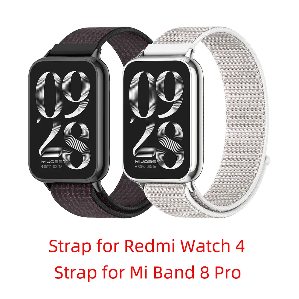 

Ремешок для смарт-часов Redmi Watch 4, сменный нейлоновый браслет для Xiaomi Mi Band 8 Pro, Mi 4