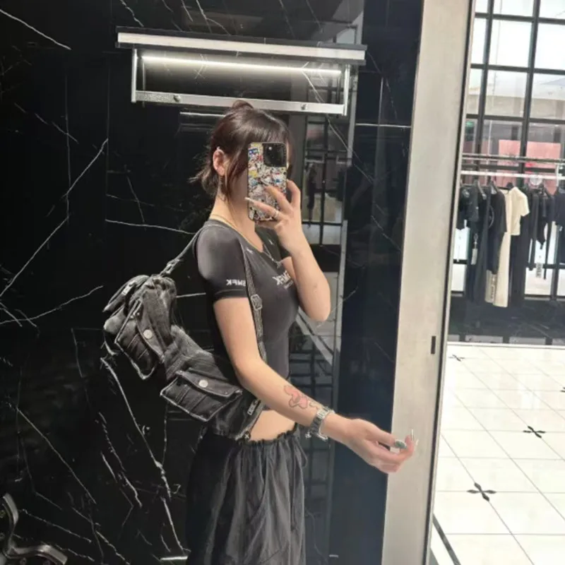 Denim Messenger Bag for Women Tote Bags Fashion Shoulder Bag Large Shopping Book Adjustable Strap Trendy Chic Hobo Crossbody Bag