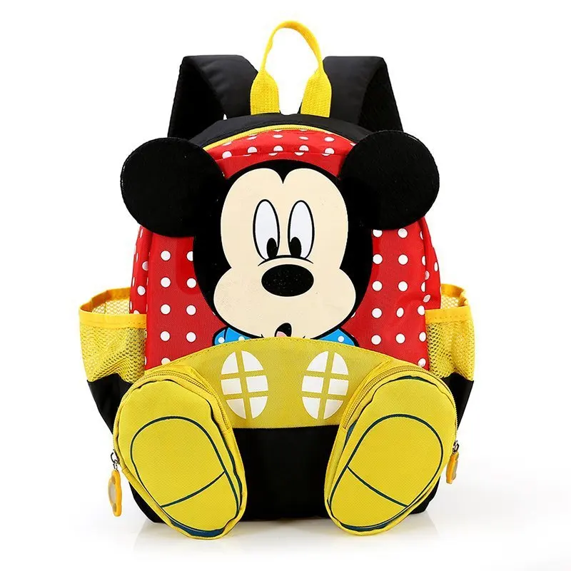 MINISO Children's Schoolbag Cartoon Mickey Cute Baby Kindergarten Burden-reducing Backpack Boys and Girls Stylish Small Backpack