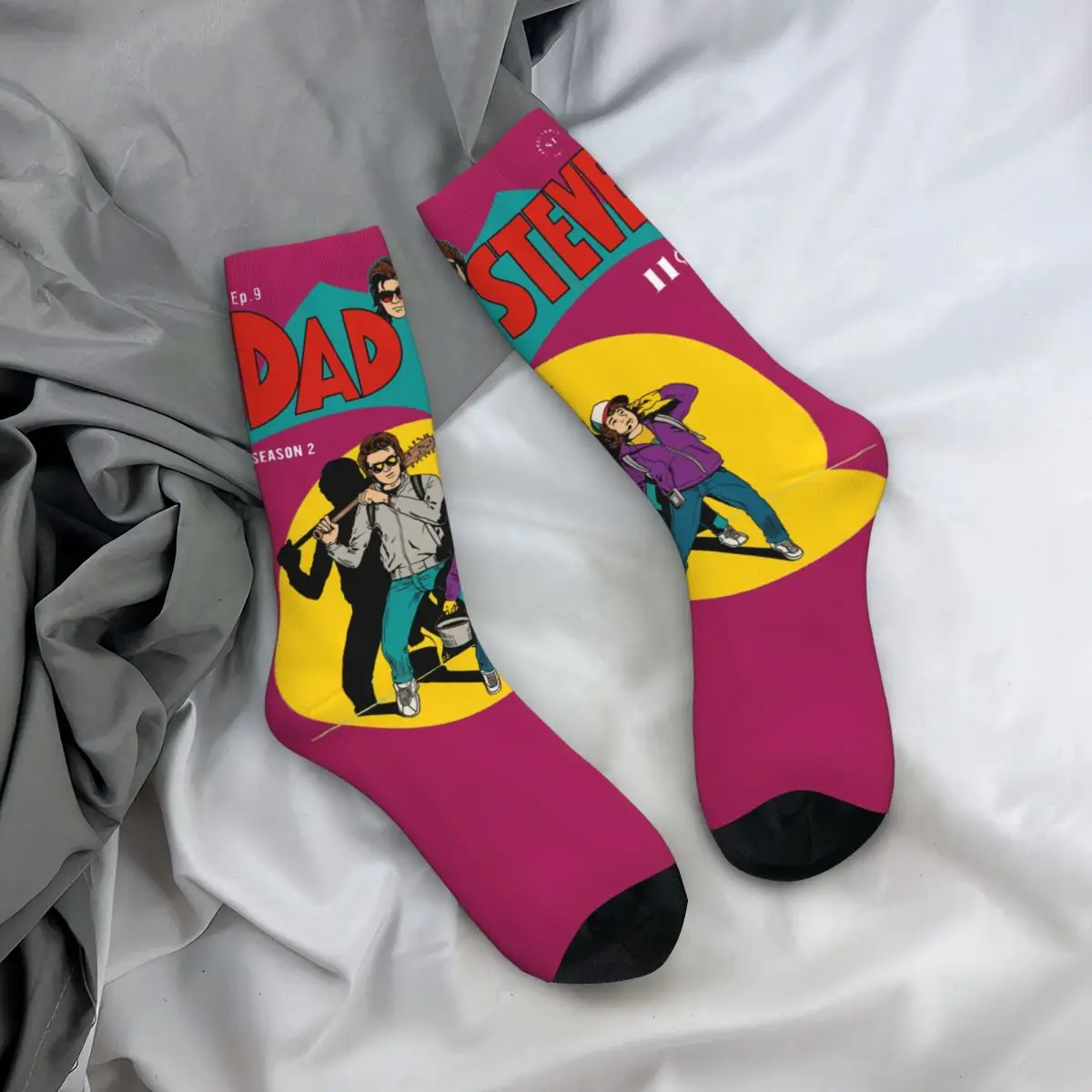 Chaussettes de Compression unisexe, Vintage, Hip Hop, papa Steve