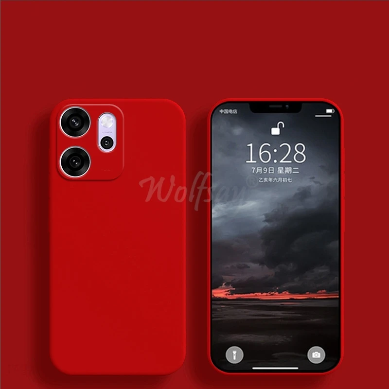 Liquid Silicone Plain Rubber TPU Phone Protector Cover