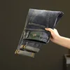 High-End Jeans Men's Versatile Washed Denim Clothing Fashion Casual Tappered Spring and Autumn Light Luxury Thick Trousers 2