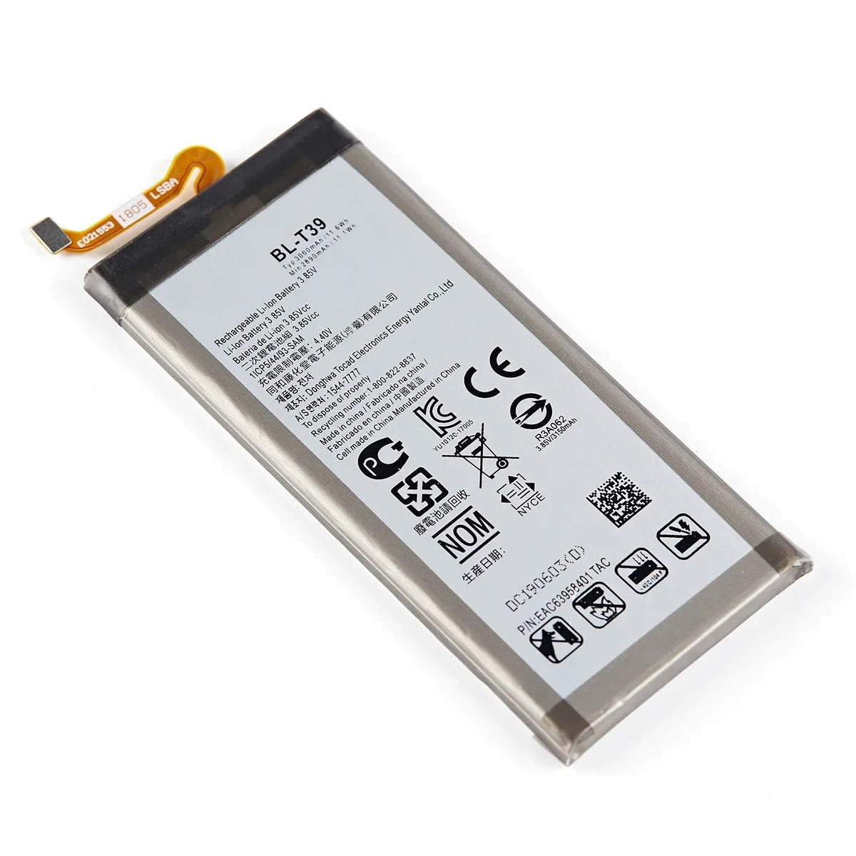 Original BL-T39 3000mAh Battery For LG G7 G7+ G7ThinQ LM G710 ThinQ G710 Q7+ LMQ610 BL T39  Mobile phone Batteries - 3