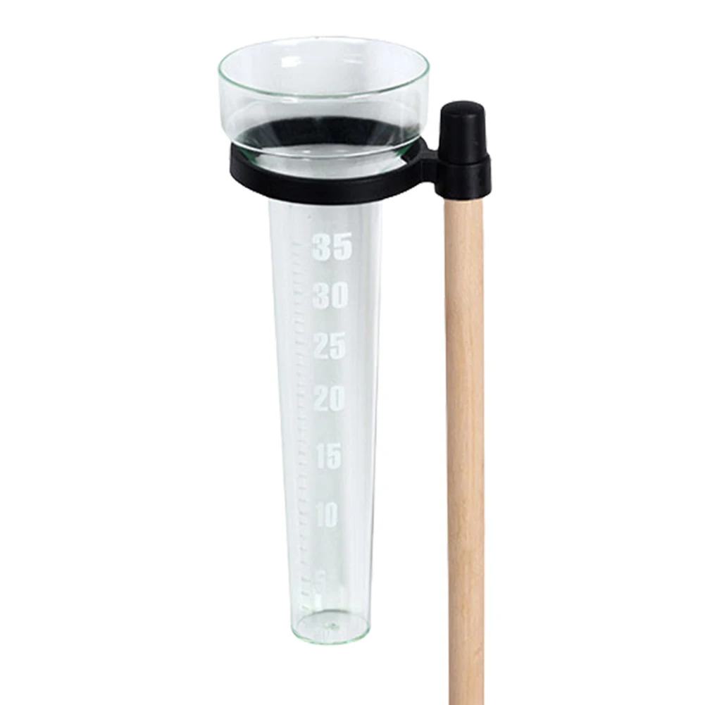 Plastic Transparent Rain Gauge for Outdoor Yard Rainfall Measurement