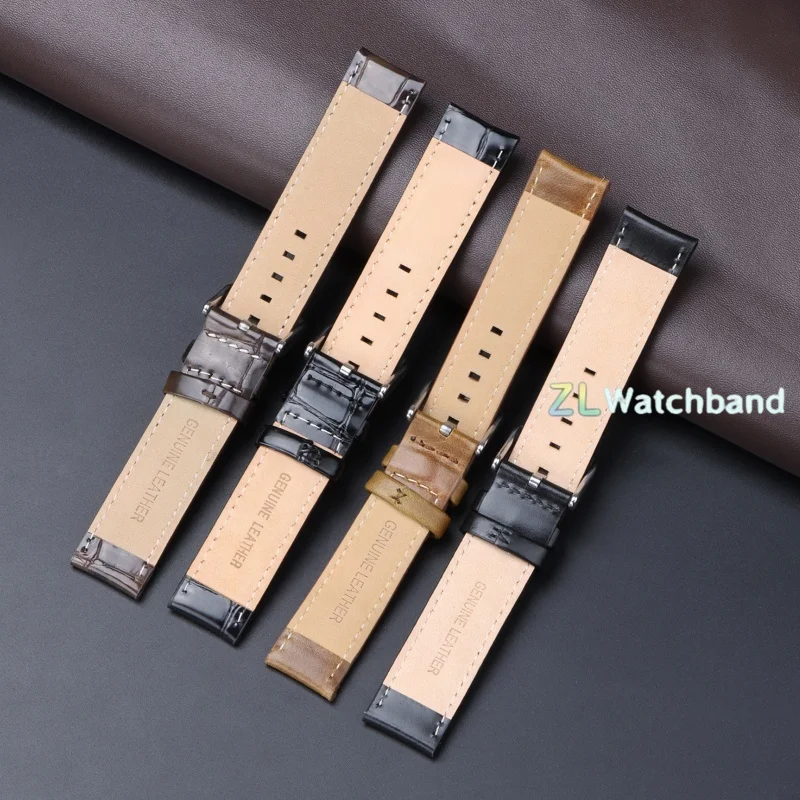 Elegant Genuine Leather Waterproof Wristband - Universal Fit