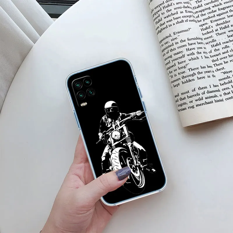 Motorcycle Racing Transparent Phone Case