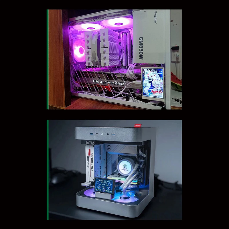신상 3.5 인치 IPS C타입 보조 화면 컴퓨터 CPU GPU RAM HDD 모니터 USB 디스플레이 자유로움 AIDA64용