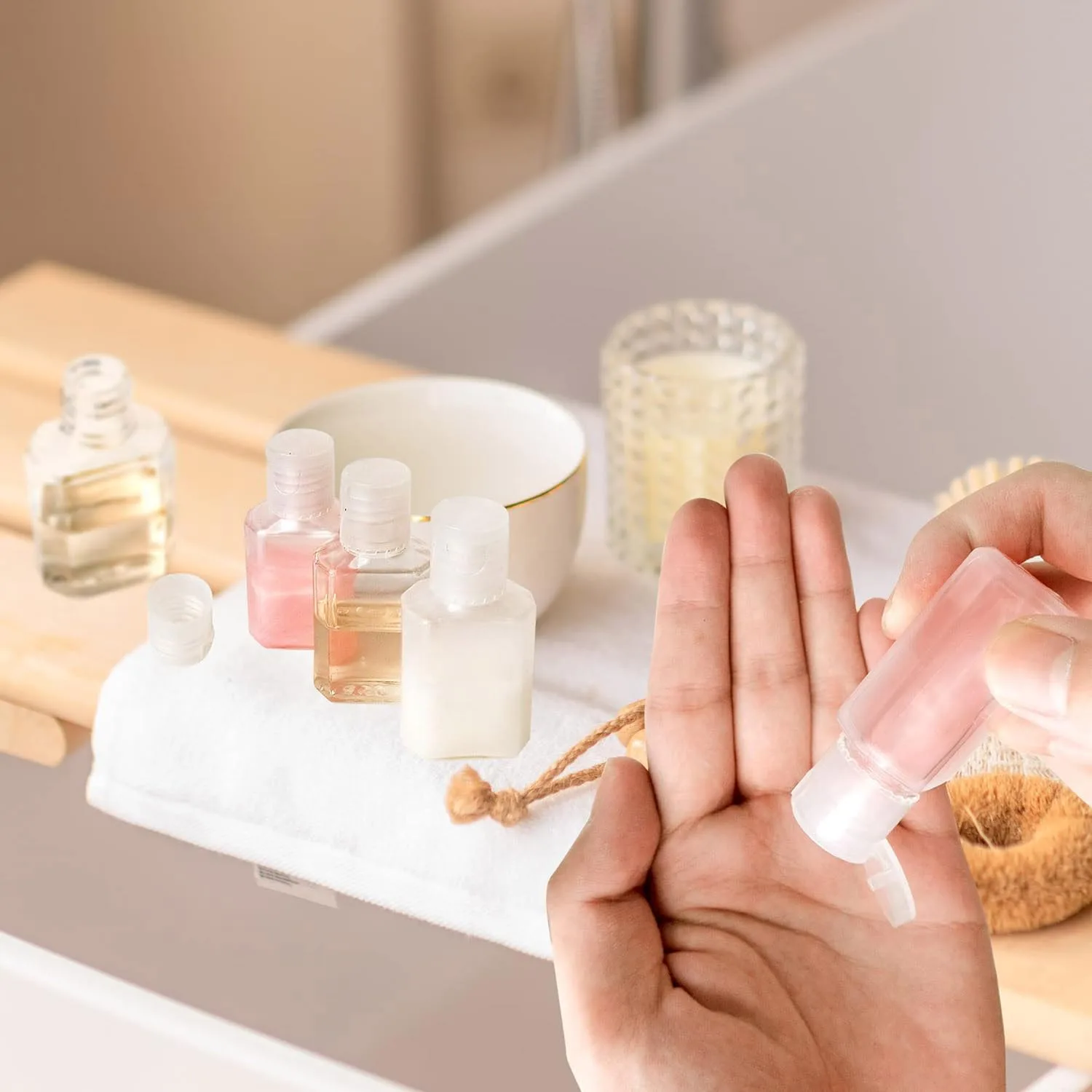Tanlade 200 flaconi in plastica per disinfettante per le mani da