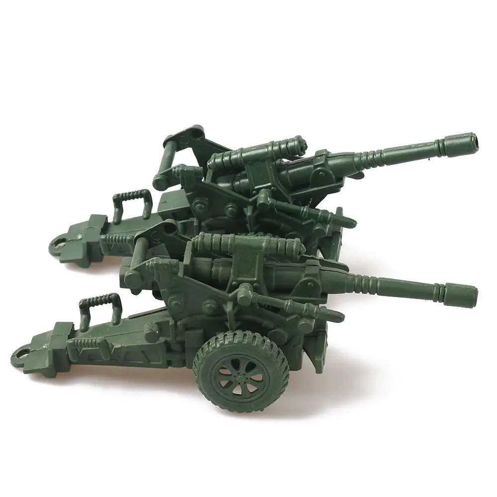 Plastic Toy Soldiers Figures with Tanks and Aircraft