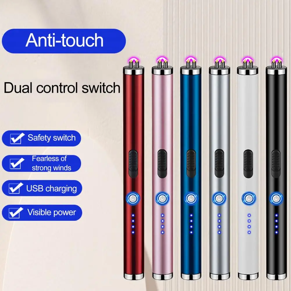 1SetConvenientButtonControlElectricArcIgniterAntiTouchEnergy