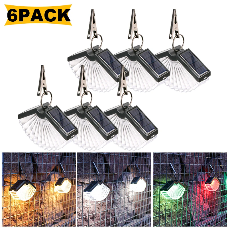 

Fan shaped Solar Night Light Waterproof Wall Hanging Solar Lamp Garden Decorative Atmosphere Light For Festival Wedding Party