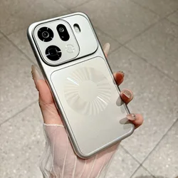 Matte Electroplated Magnetic Case - Solid Color Full Cover - OPPO Find X9s Pro (Silver)