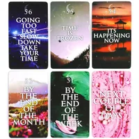 10.3*6cm Mystical Divine Timing Oracle Cards - 60 Cards - Twin Flame Love Oracle 2