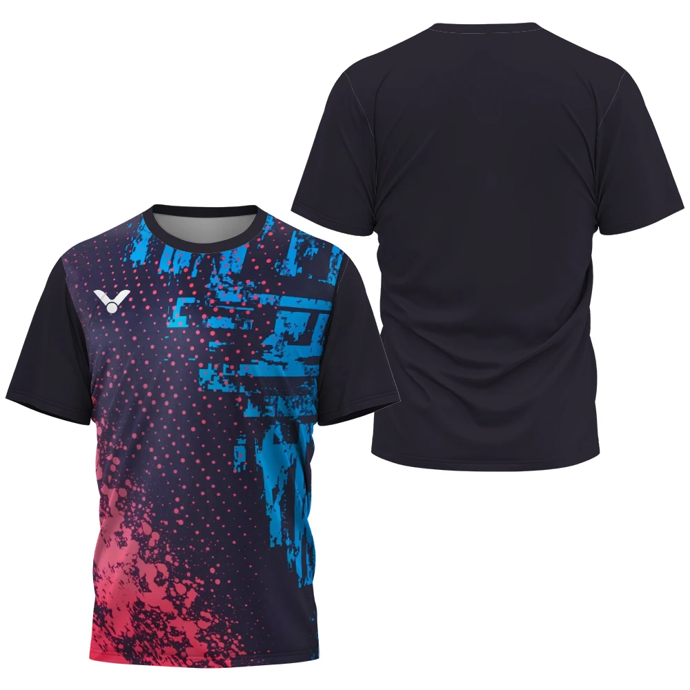 2025 Breathable Badminton Tennis T Shirt Men Fashion Sportwear Top