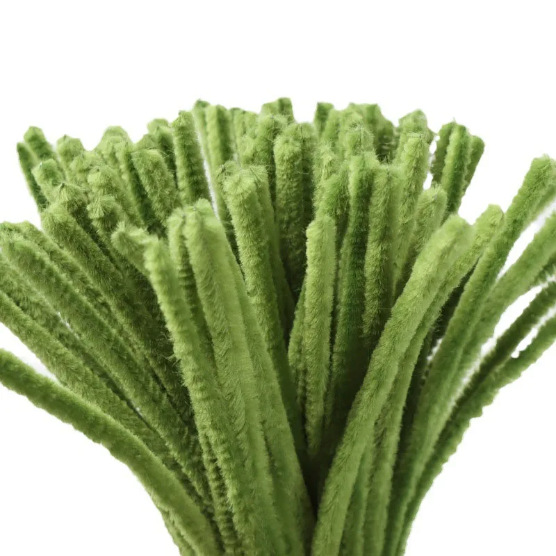 Chenille Pipe Cleaners 100pcs 30cm Chenille Stems Kids Educational Toys Handmade Colorful For DIY Craft Supplies