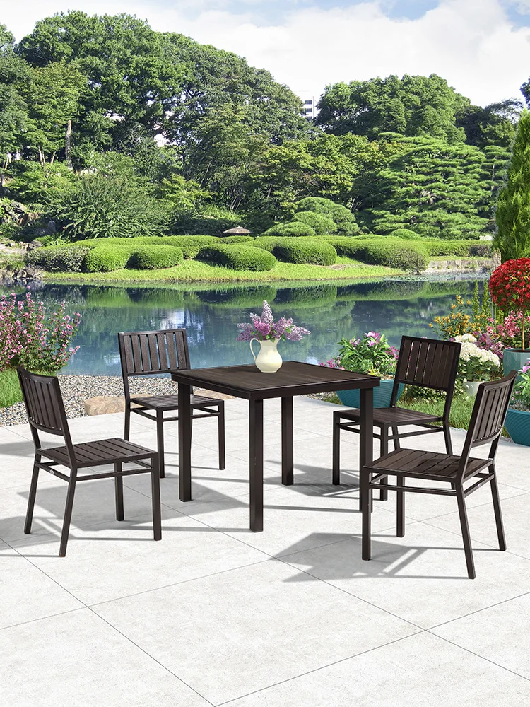 

Фонарь и стул, уличное кресло для отдыха, комбинированное сиденье для двора, внешнее вилла, защита от внешнего воздействия