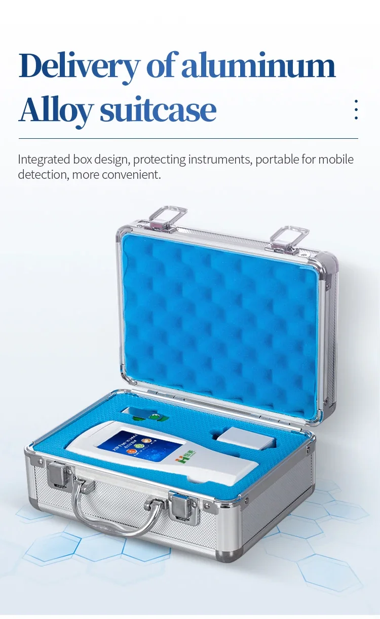Portable ATP Fluorescence Tester, Rechargeable Handheld Fluorescent Microbial Su