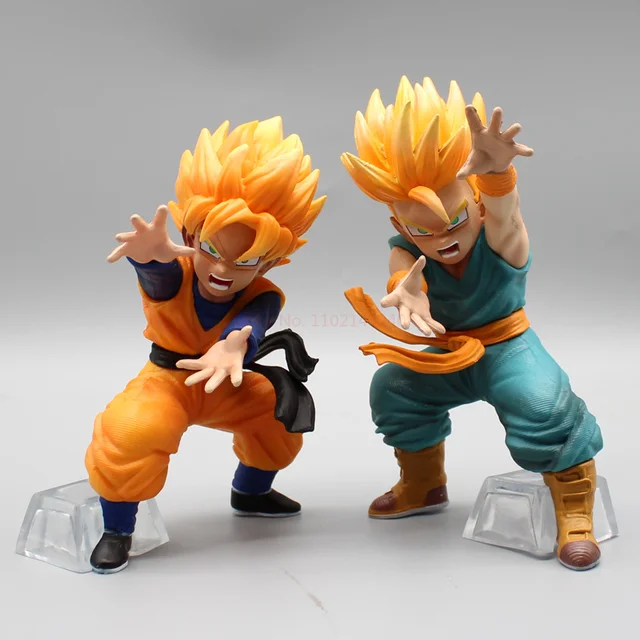 Dragon ball z filho goten criança gotenks troncos super saiyan