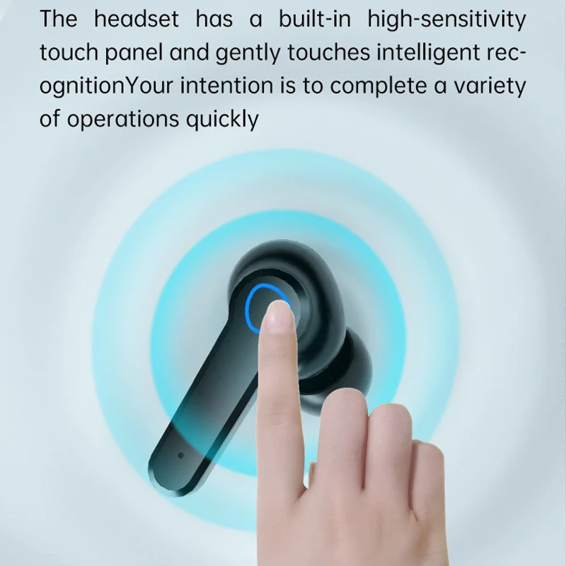 Description Picture 6 of itemM19 Bluetooth Wireless Headset 5.3 Bluetooth Earphones IPX5 Waterproof Headsets with Mic HiFi Stereo Music Earbuds for All Phone