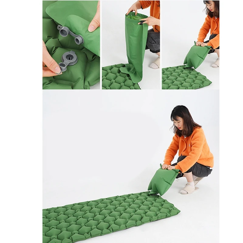 

Camping Inflatable Bag Home Courtyard Portable Folding Air Bag For Sleeping Pad Mattresses Outdoor Mat Hiking Trekking