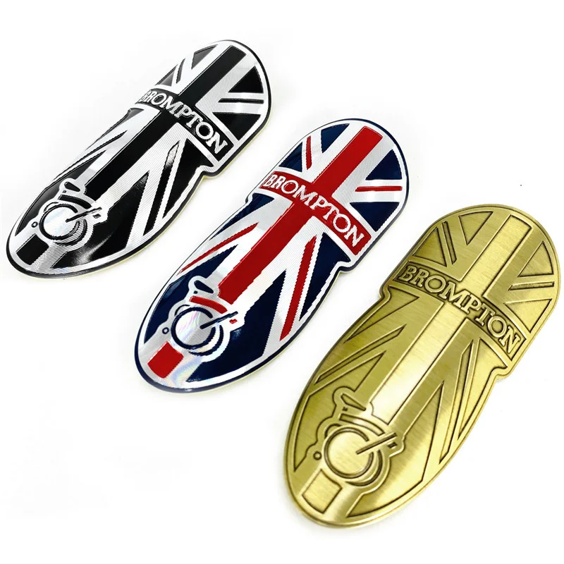 Redbubble Brompton Bike Label Bicycle Aluminum Alloy Logo Stickers