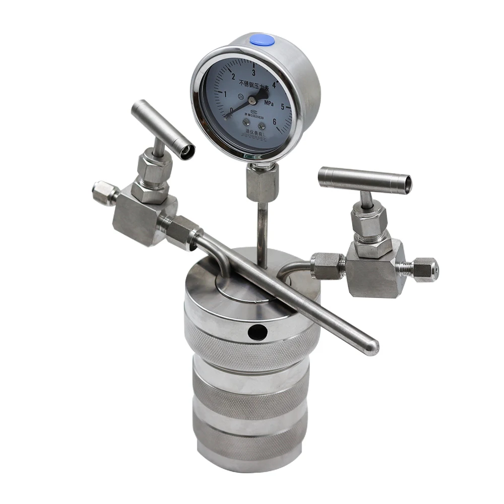 The Reactor Of Hydrothermal Synthesis Autoclave Can Connect Hydrogen With PTFE L