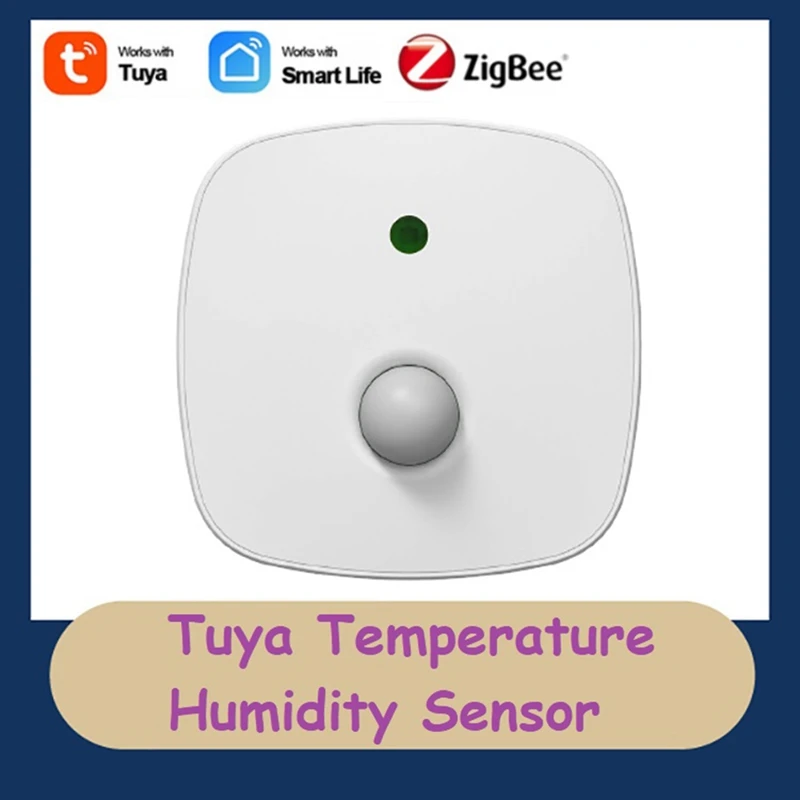 1 pezzo Tuya Zigbee Smart Sensor sensore di umidità della temperatura controllo APP igrometro termometro
