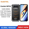 Oukitel WP38 Rugged 4G Smartphone 6.52Inch HD+ Display Octa Core 12GB+256GB Android 13 Mobile Phone 10600mAh 13MP Camera NFC OTG 1
