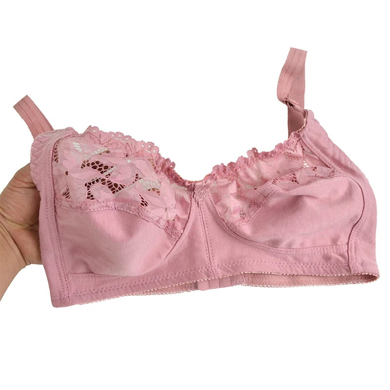 Lace Sexy Bra For Women Wire Free Bras Cotton Thin Brassiere Female Confortable Underwear Big Size 48CD 46CD Cup 5