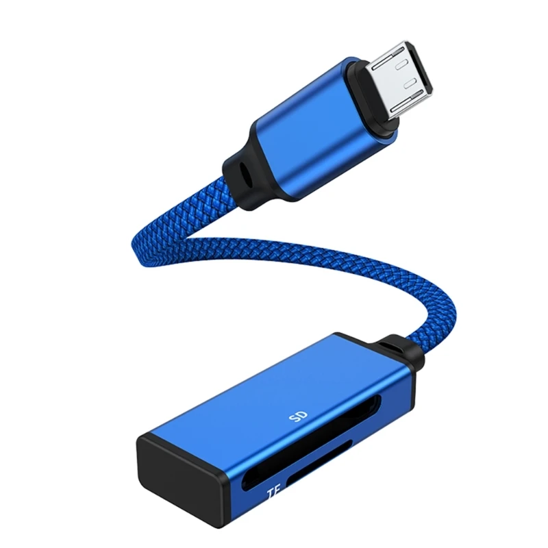USB 유형 C 마이크로 USB 카드 리더기 SDTF 연결 메모리 카메라 사진 전송 어댑터 전화 데스크탑 노트북 K0AC