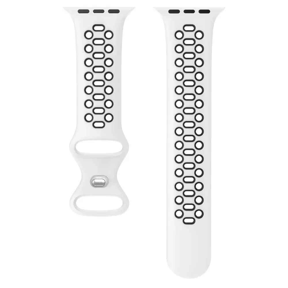 Breathable Silicone Sport Watchband Strap