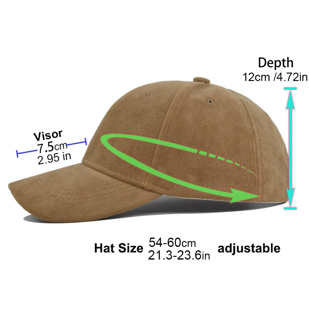 Outdoor Suede Solid Color Soft Top Baseball Cap Breathable Embroidery Custom Logo Duck Tongue Cap Sunscreen Sunshade Cap 2