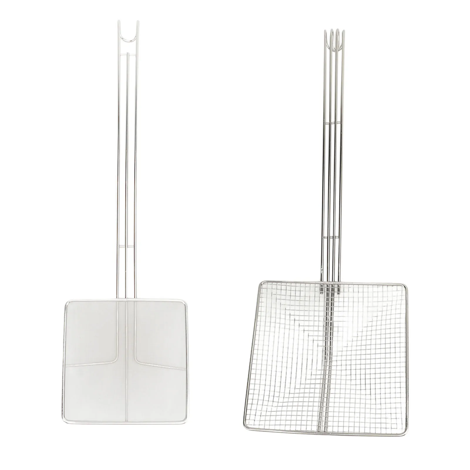 304 Stainless Steel Cooking Skimmer Spoon Multifuntional Hook Design Dishwasher Safe Strainer Skimmer Ladle for Frying
