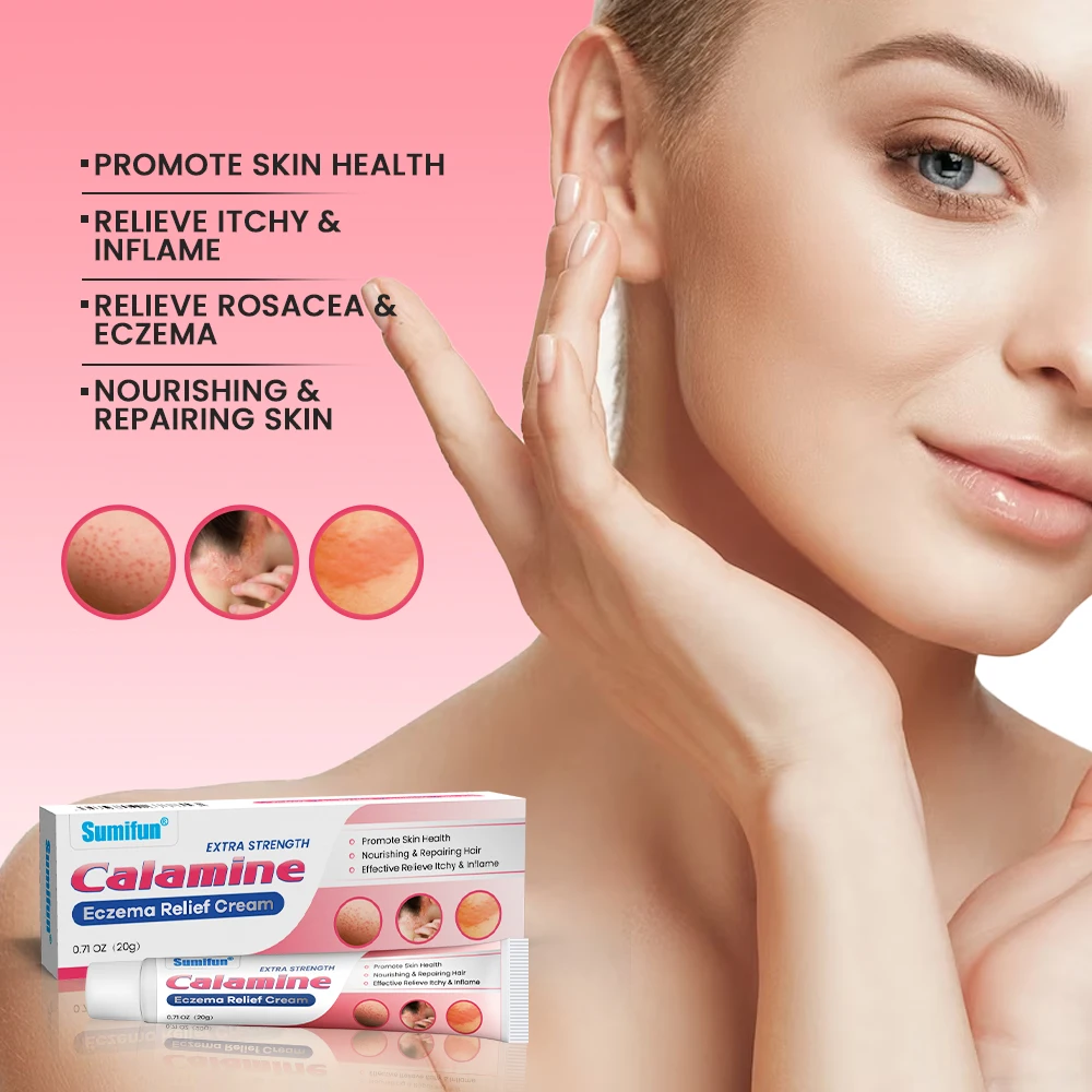 Sumifun Eczema Ointment 1Box 20g Treat Urticaria Seborrheic Dermatitis Psoriasis Antibacterial Cream Skin Itching Medical Paste
