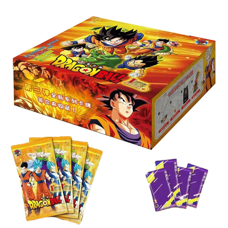 Bonecos desenhos animados dragon ball, cartas colecionáveis super saiyajin  son goku 3d, bonecos de desenho animado - AliExpress