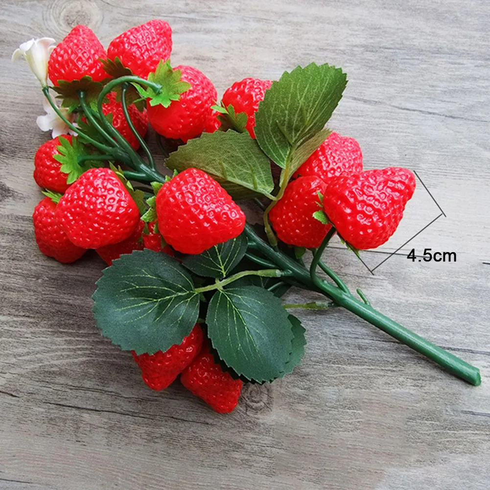Artificial Fake Fruit Longan Lychee Blueberry Cherries Fruit Model Shopwindow Ornament Photo Props Flower Arrangement Home Decor