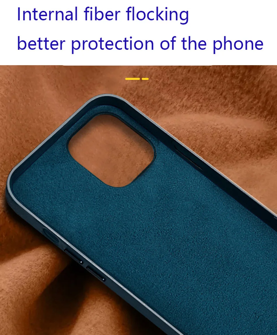 Leather Magnetic Wireless Charge Phone Case For Apple For iPhone 12 12Pro 12ProMax 12mini Shockproof Armor Magsafe Protect Cover magsafe charger iphone 12