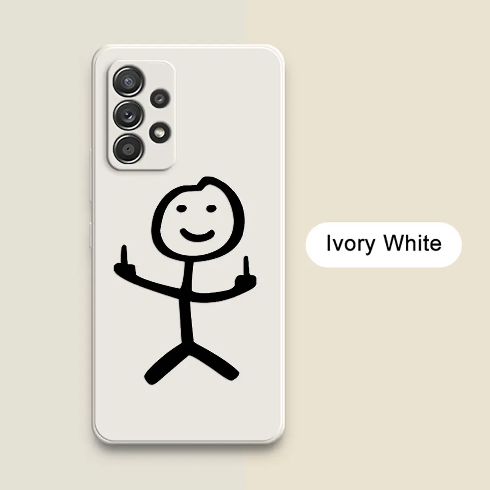 Funny Middle Finger Cute Man A54 Case For Samsung Galaxy A53 A33 A34 A52 A54 A72 A73 A32 A42 A51 A71 4G A7 Liquid Silicone Cover 6 Funny Middle Finger Cute Man A54 Case For Samsung Galaxy A53 A33 A34 A52 A54 A72 A73 A32 A42 A51 A71 4G A7 Liquid Silicone Cover – Bild 6