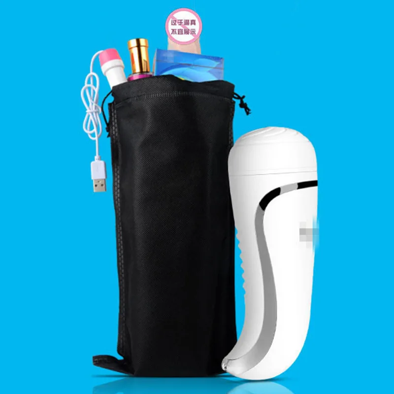 Non-woven fabric Drawstring Storage Bag for Sex Toys 10Pcs
