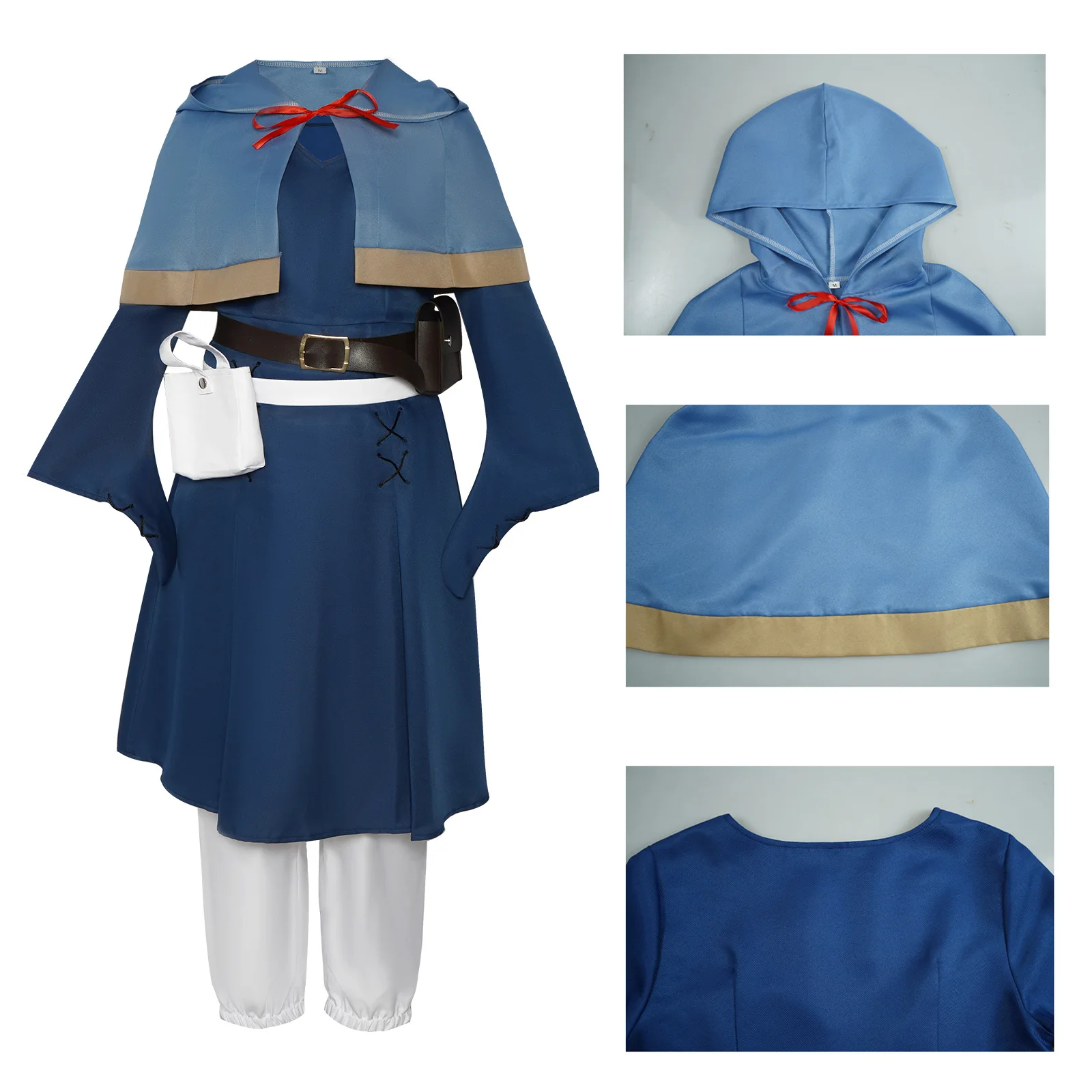 Generic Blue Dress with Shawl Cosplay Costume for Women (Unofficial)