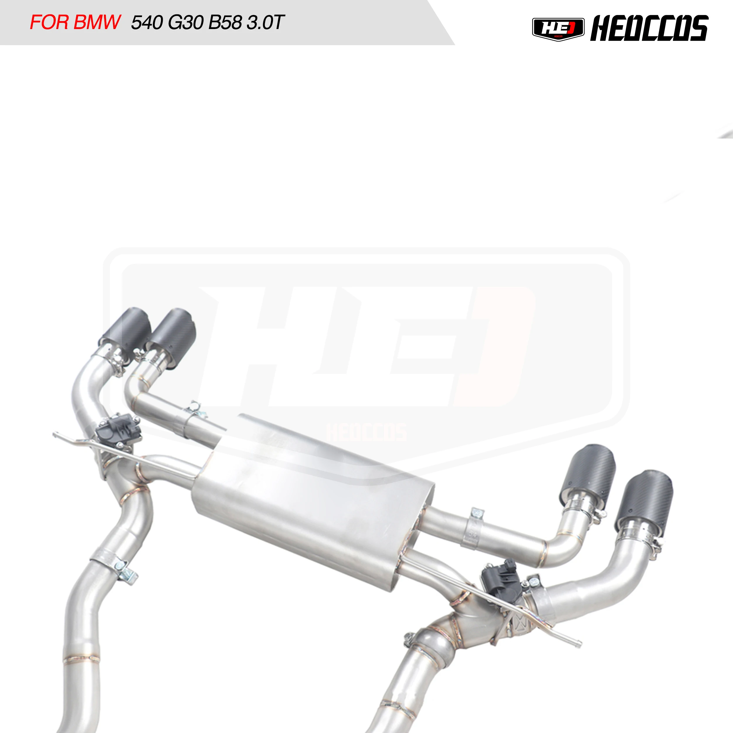 HEO Racing Performance Car Catback Exhaust Muffler Pipe For BMW 520I 530I 540i G30 G31 B48 B58 2.0T 3.0T