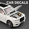 1/20 Rolls Royce SUV Cullinan Alloy Luxy Car Model Diecast Metal Vehicles Car Model Simulation Sound and Light Children Toy Gift 4
