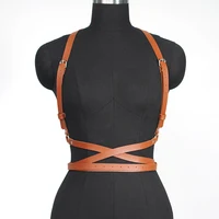 Femmes mode Punk harnais ceintures Harajuku poitrine harnais corsett ceinture bretelles pour femmes taille ceinture gothique vêtements accessoires 1