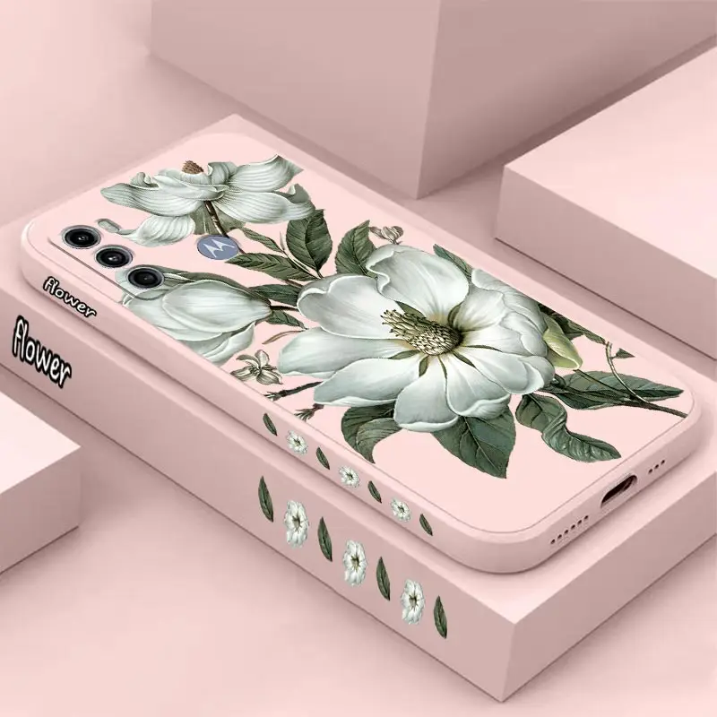 Wild Flower Silicone Phone Case Cover