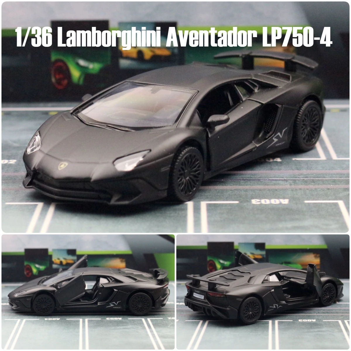 1/36 Lamborghini LP670 LP570 LP750 Sina Racing Toy Car Model RMZ